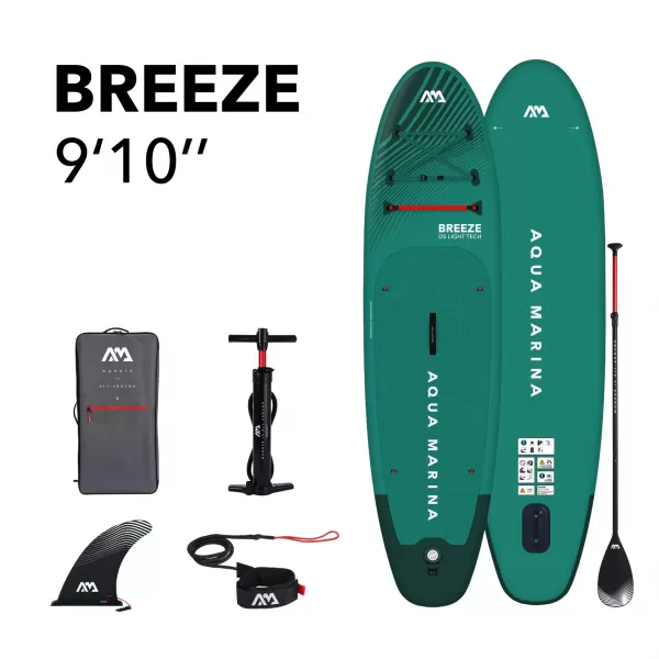  Deska za veslanje AQUA MARINA Breeze 910 SREBRNO DREVO 