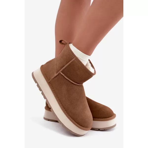  Ženski čevlji BIG STAR SHOES UU274692 RJAVA/BEŽ 