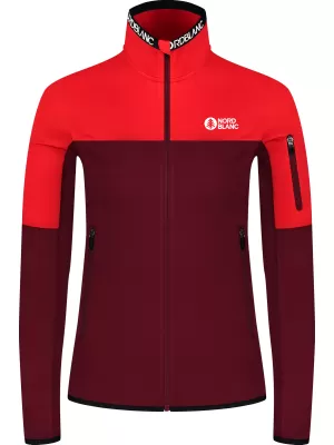 Ženski powerfleece pulover NORDBLANC IDOL NBSFL8337 BORDO