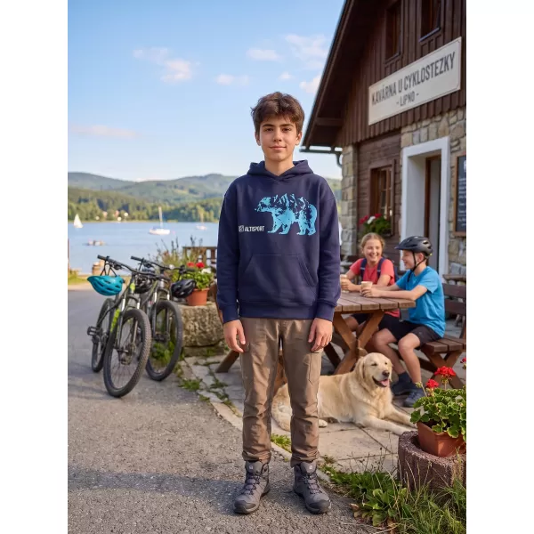  Otroški pulover ALTISPORT ALK193423 MORNARSKO MODRA 
