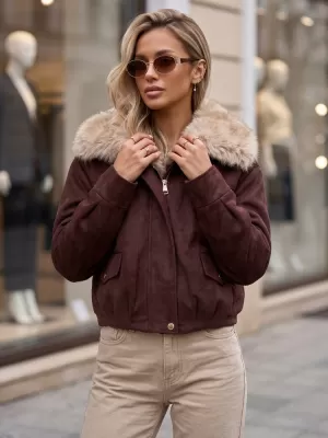 Ženska jakna DSTREET TY5699 BORDO