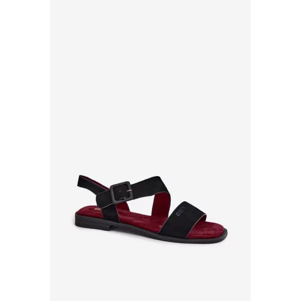  Ženske sandale BIG STAR SHOES TT274490 ČRNA 