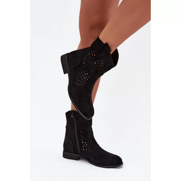  Ženski gležnjarji BOTO DA167P RJAVA 