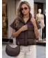 Ženska jakna DSTREET TY5924 RJAVA