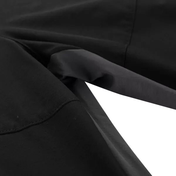  Moške softshell hlače ALPINE PRO AKAN 3 ČRNA 