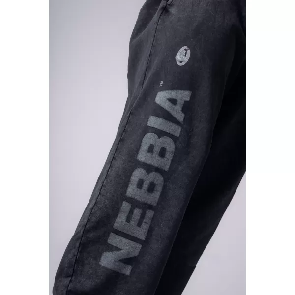  Moške hlače NEBBIA OLYMPIA PUMP COVER 954 ČRNA 