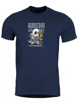 Moška majica s kratkimi rokavi PENTAGON GHOSTING T-SHIRT K09053 POLNOČNO MODRA