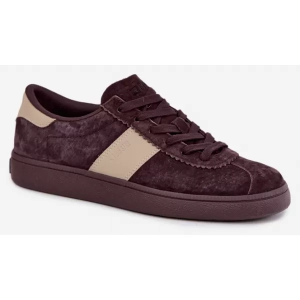  Ženske superge BIG STAR SHOES UU274438 RJAVE/BEŽ SENCE 