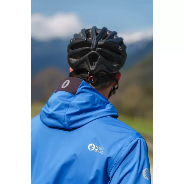  Moška nepremočljiva softshell jakna NORDBLANC EXPEDITIOUS NBSSM8323 MODRA 