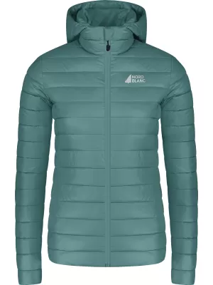 Ženska prešita jakna NORDBLANC NIMBUS WJL8395 ZELENA