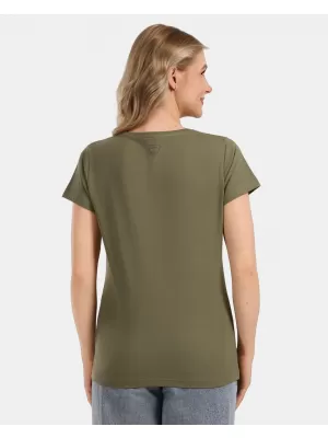 Ženska majica s kratkimi rokavi KILPI PROMO-W 1L0355KI ZELENA