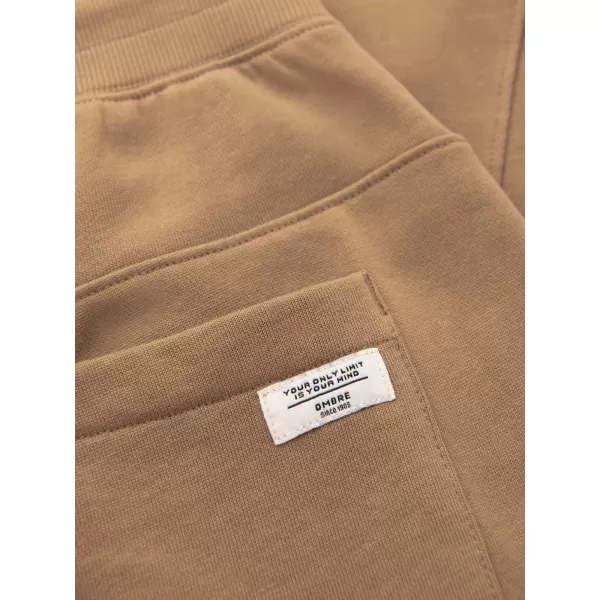  Moške trenirke OMBRE OM-PABS-0305 RJAVA 