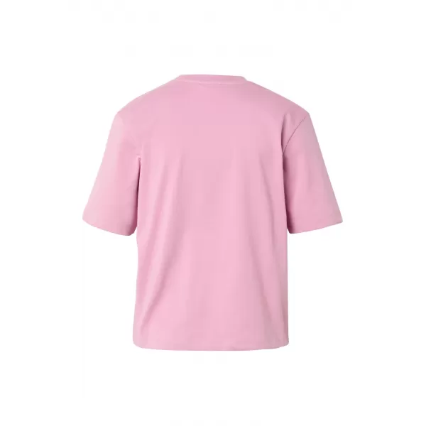  Ženska majica s kratkimi rokavi URBAN CLASSICS TB7172 PRAŠNO ROZA 