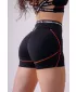 Ženske kratke hlače NEBBIA OLYMPIA HIGH-WAIST 937 ČRNA