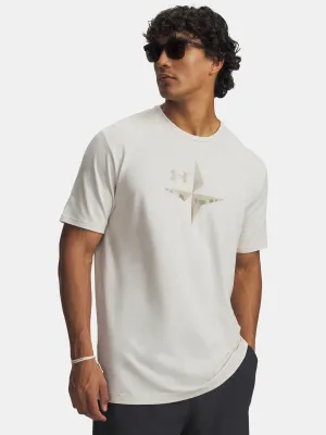 Moška majica s kratkimi rokavi UNDER ARMOUR EXPLOR GRAPHIC SS 6012783-110 BELA