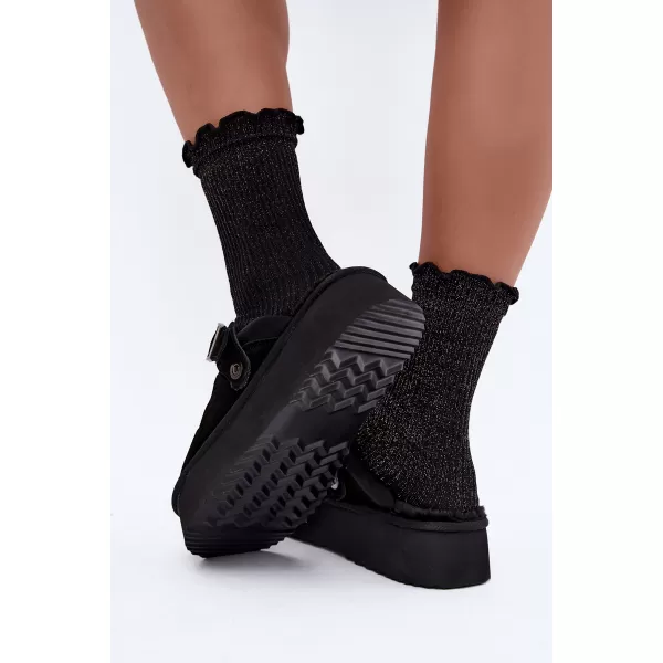 Ženski snežaki BIG STAR SHOES UU274698 ČRNA 