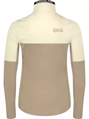 Ženski powerfleece pulover NORDBLANC IDOL NBSFL8337 BEŽ
