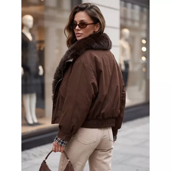 Ženska jakna DSTREET TY5840 RJAVA 