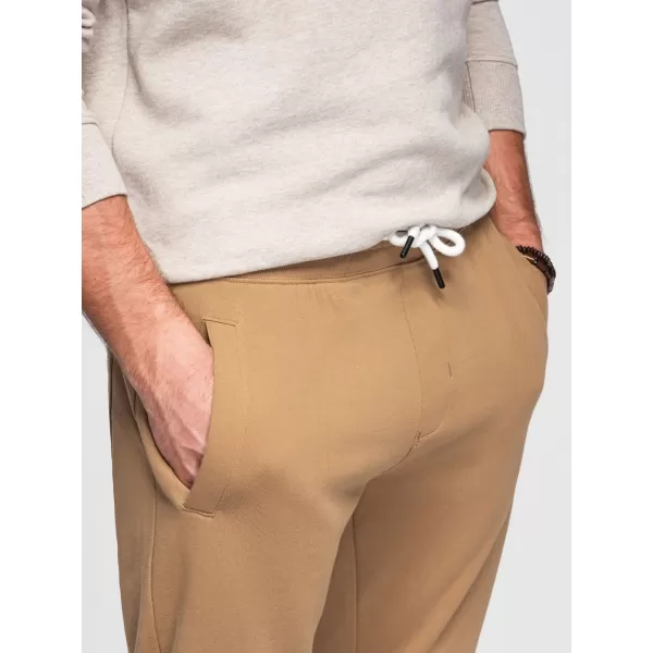  Moške trenirke OMBRE OM-PABS-0304 RJAVA 