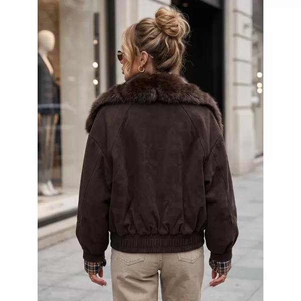  Ženska jakna DSTREET TY5843 RJAVA 
