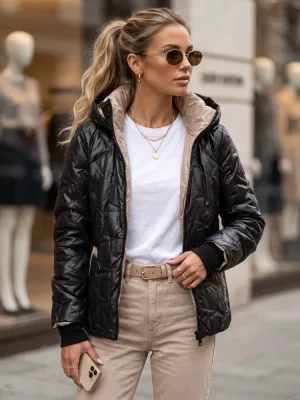 Ženska jakna DSTREET TY5803 ČRNA