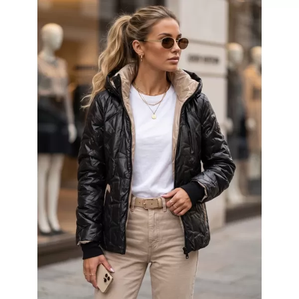  Ženska jakna DSTREET TY5803 ČRNA 