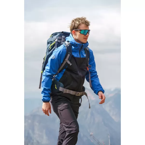  Moška nepremočljiva softshell jakna NORDBLANC EXPEDITIOUS NBSSM8323 MODRA 