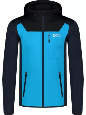 Moški powerfleece pulover NORDBLANC SPRAWL NBSFM8333 SVETLO MODRA