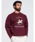 Moški pulover OMBRE OM-SSNZ-0267 BORDO