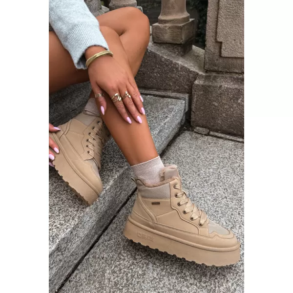  Ženski snežaki BIG STAR SHOES UU274166 BEŽ 