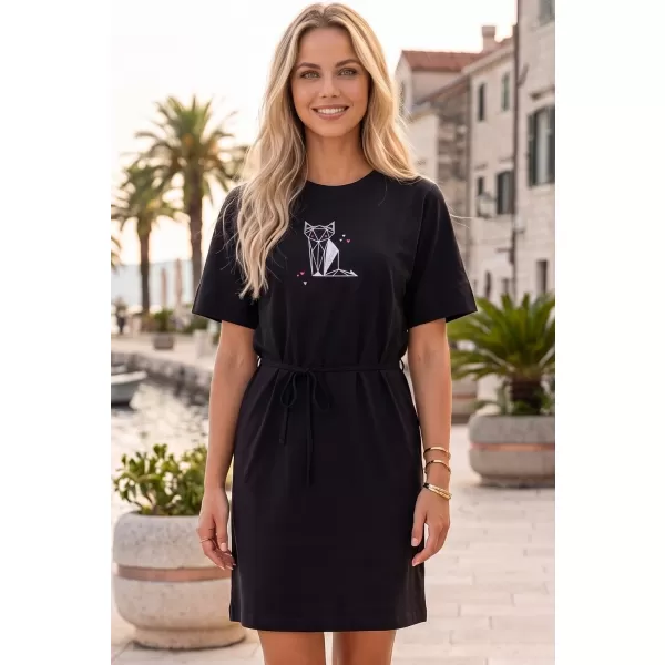  Obleka ALTISPORT ALW091816 ČRNO ROZA 