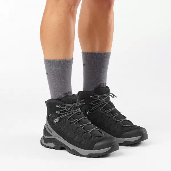  Moški čevlji SALOMON QUEST ECHO GORE TEX L49212700 ČRNA/CASTLEROCK/ČRNA 