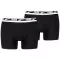 Moške boksarice PUMA MEN EVERYDAY MULTI LOGO BOXER 2P 93832501 ČRNA