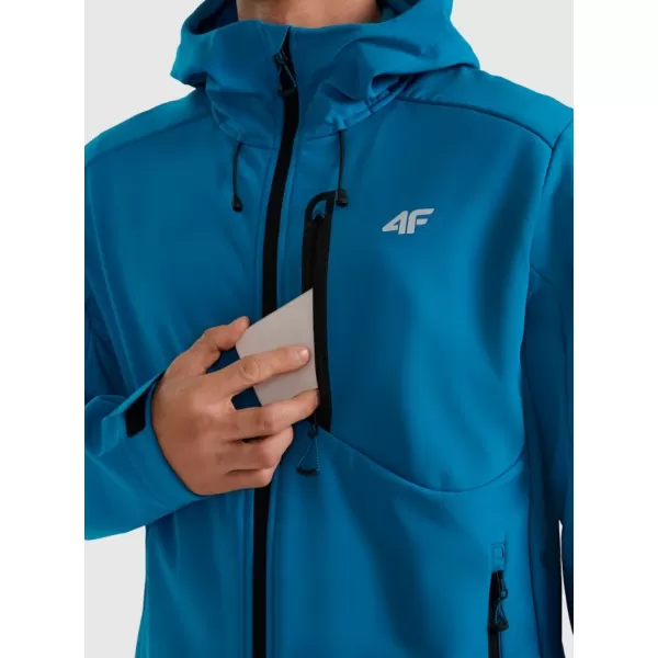  Moška softshell jakna 4F RAW25TSOFM506 MODRA 