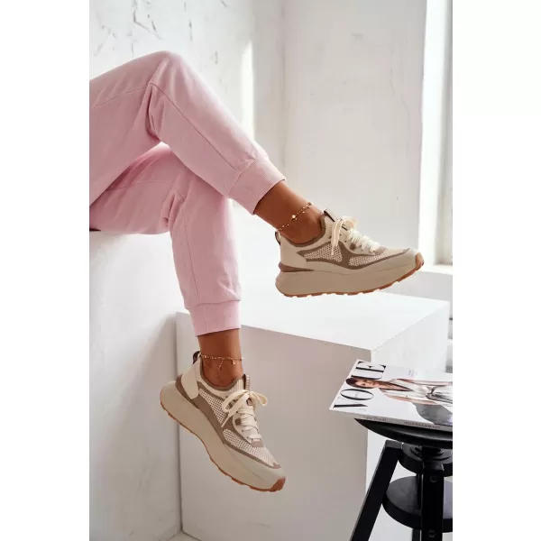  Ženski čevlji BIG STAR SHOES TT274571 BEŽ 