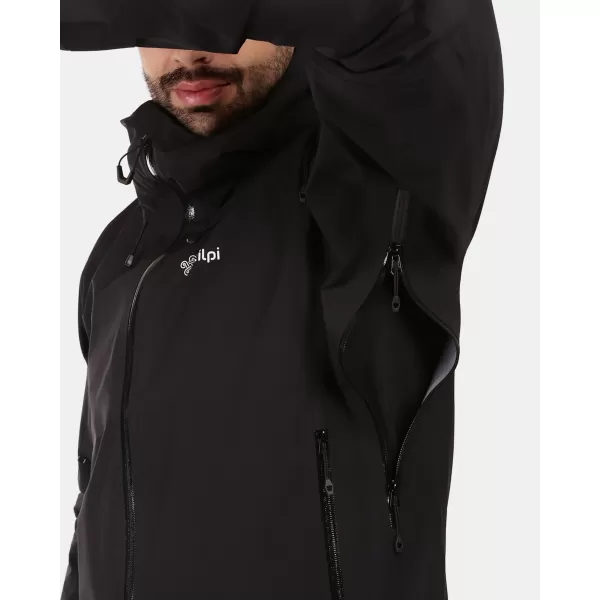  Moška hardshell jakna KILPI MAMBA-M 1M0101KI ČRNA 