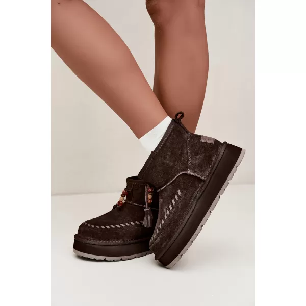  Ženski čevlji BIG STAR SHOES UU274678 RJAVA/BEŽ 