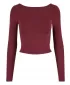 Ženska majica s kratkimi rokavi URBAN CLASSICS TB7721 ČEŠNJA