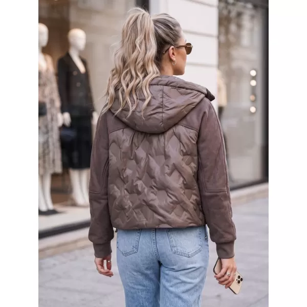  Ženska jakna DSTREET TY6092 RJAVA 