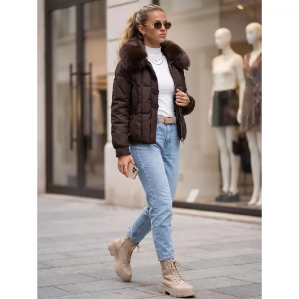  Ženska jakna DSTREET TY6040 RJAVA 