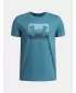 Fantovska majica s kratkimi rokavi UNDER ARMOUR UA B BOXED SPORTS UPDATE SS 1388672-466 MODRA