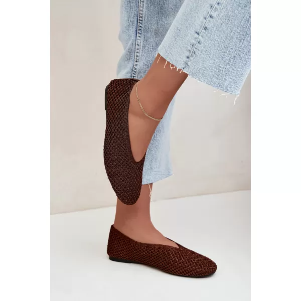  Ženske balerinke BOTO CH956 KAKI 