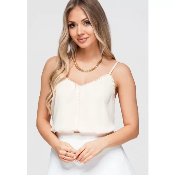  Ženski brezrokavnik OMBRE OW-TS-E0057 BEŽ 