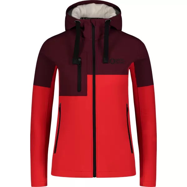  Ženski pulover NORDBLANC HIDA NBSSL8342 RDEČA 