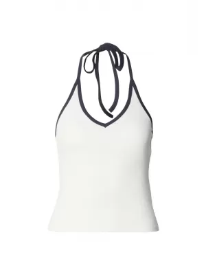 Ženski top URBAN CLASSICS TB8352-00555 UMAZANO BELO