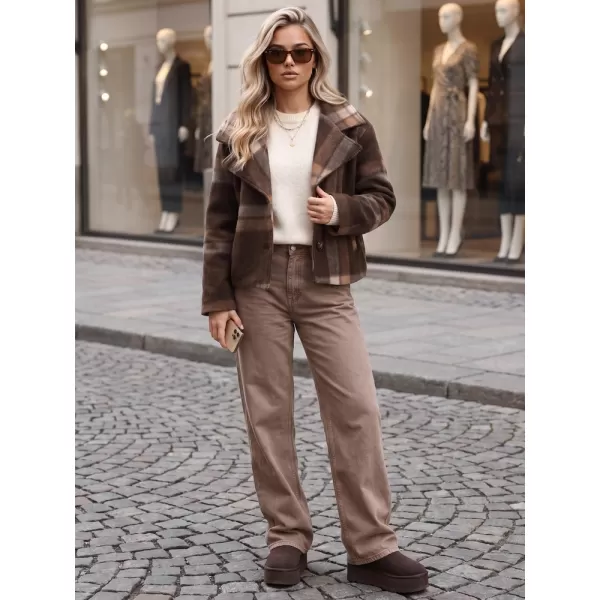  Ženski plašč DSTREET 1 NY0835 RJAVA 