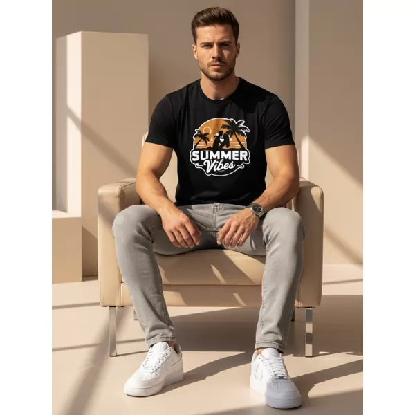  Moška majica s kratkimi rokavi DSTREET NX044R ČRNA 