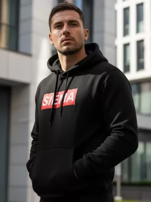 Moški pulover DSTREET NX0031B-BK ČRNA