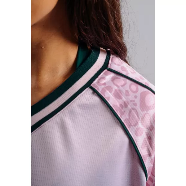  Prevelika majica s kratkimi rokavi 97 NEBBIA PRIMAL 862 ROZA LEOPARD 