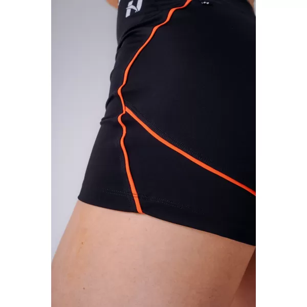  Ženske kratke hlače NEBBIA OLYMPIA HIGH-WAIST 937 ČRNA 